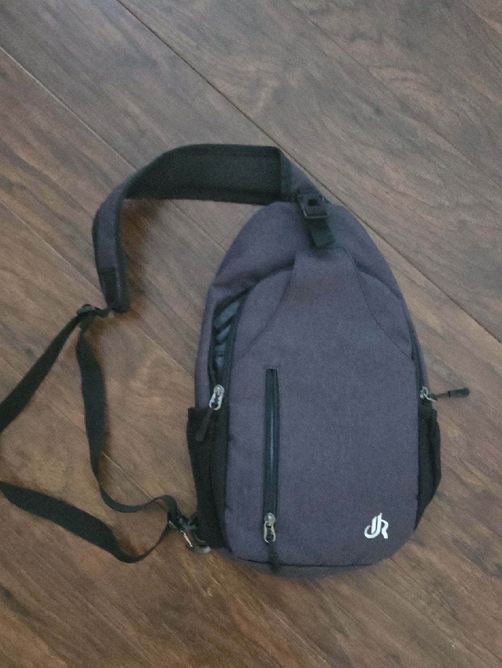 Women's Compact Crossbody Sling Bag in Charcoal